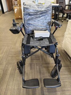 65lbs Electric Wheelchair for Adults, Foldable Power Wheelchair,15 Miles Long Travel Range, All Terrain Motorized Wheelchair for Seniors