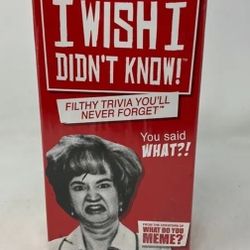 I Wish I Didn't Know Filthy Trivia You'll Never Forget Game 