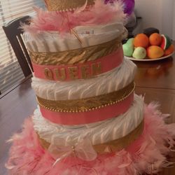 Diper Cake For Baby Girl