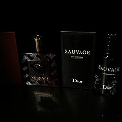 Versace Eros and Sauvage Dior
