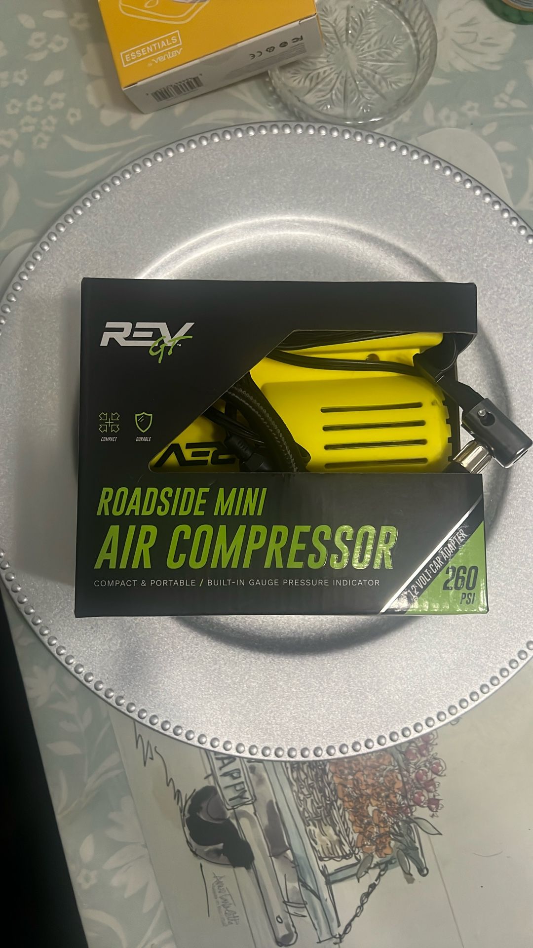 Portable Air Compressor For Car Tires (new)
