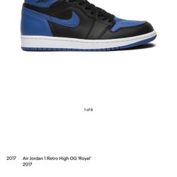 Jordan 1 royal size 11.5 ds