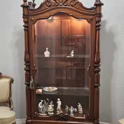 Beautiful Antique  Glass Cabinet