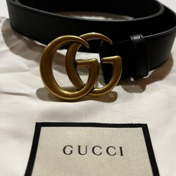 Gucci double g Logo Belt 