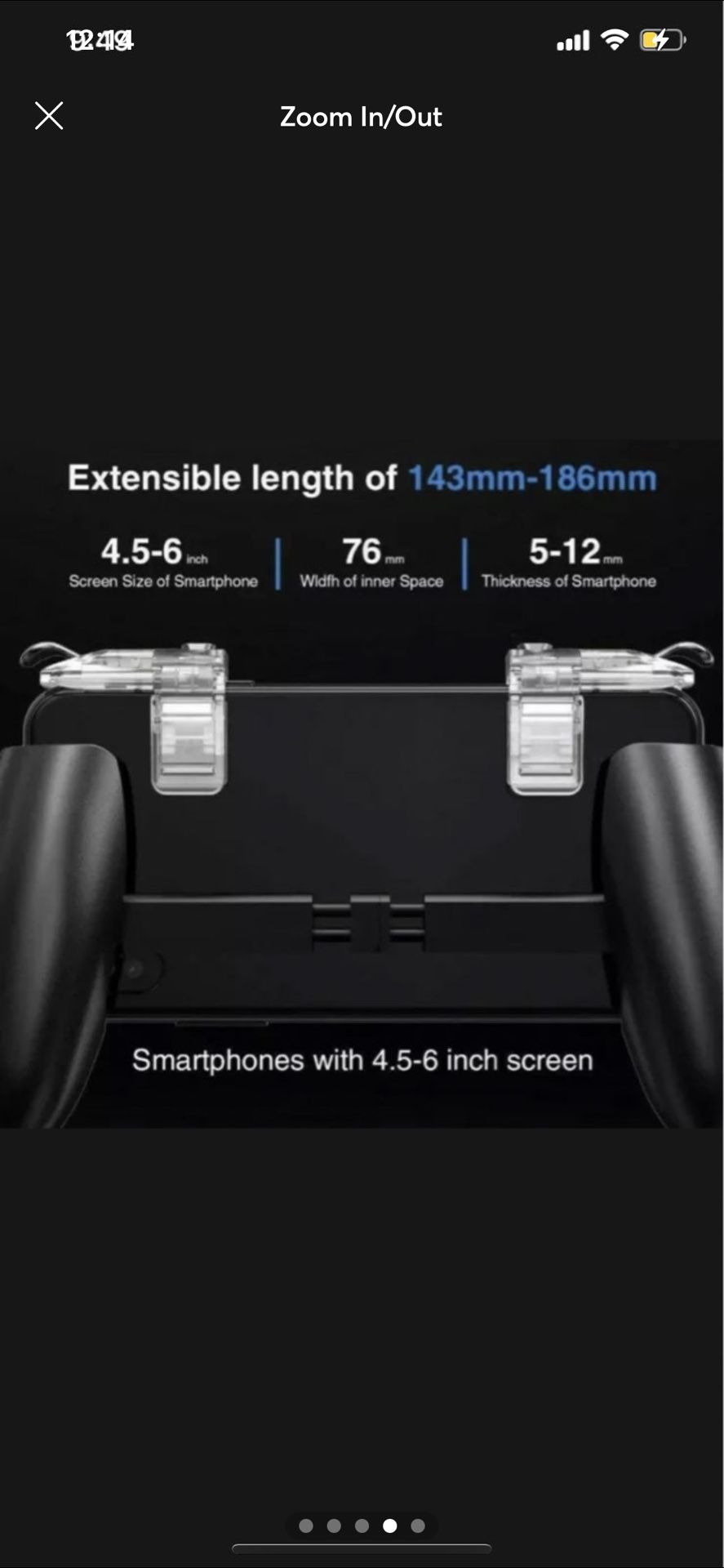 GameSir F2 Firestick Grip Joystick Mobile Game Controller for iOS and