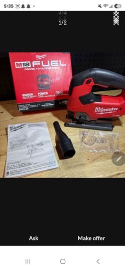 New Milwaukee M18 Jigsaw