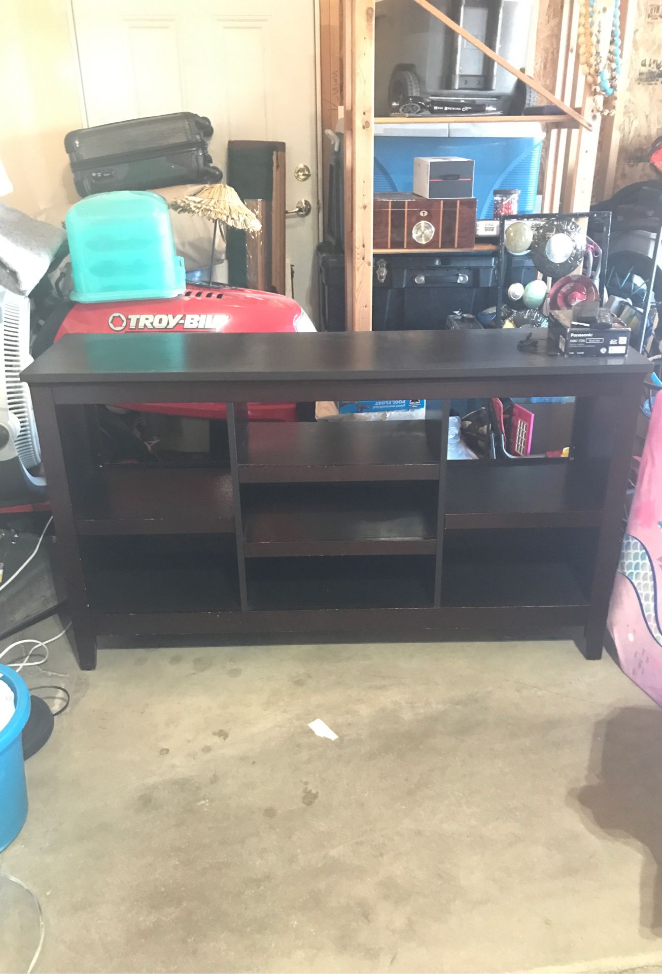 Tv stand with shelves