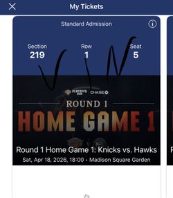 Knicks vs hawks game 1