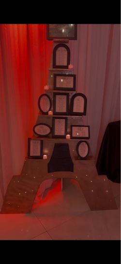 DIY Eiffel Tower seating chart