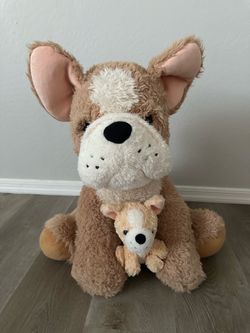 Jumbo Dog Plush with Mini Puppy