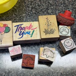 Variety of Christmas stamps