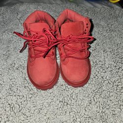 Red Timberland (Infant)
