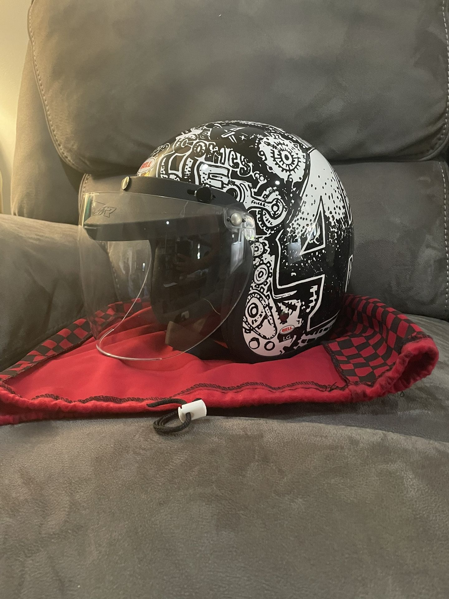 New Bell Custom 500 Roland Sands RSD Trouble 3/4 Helmet