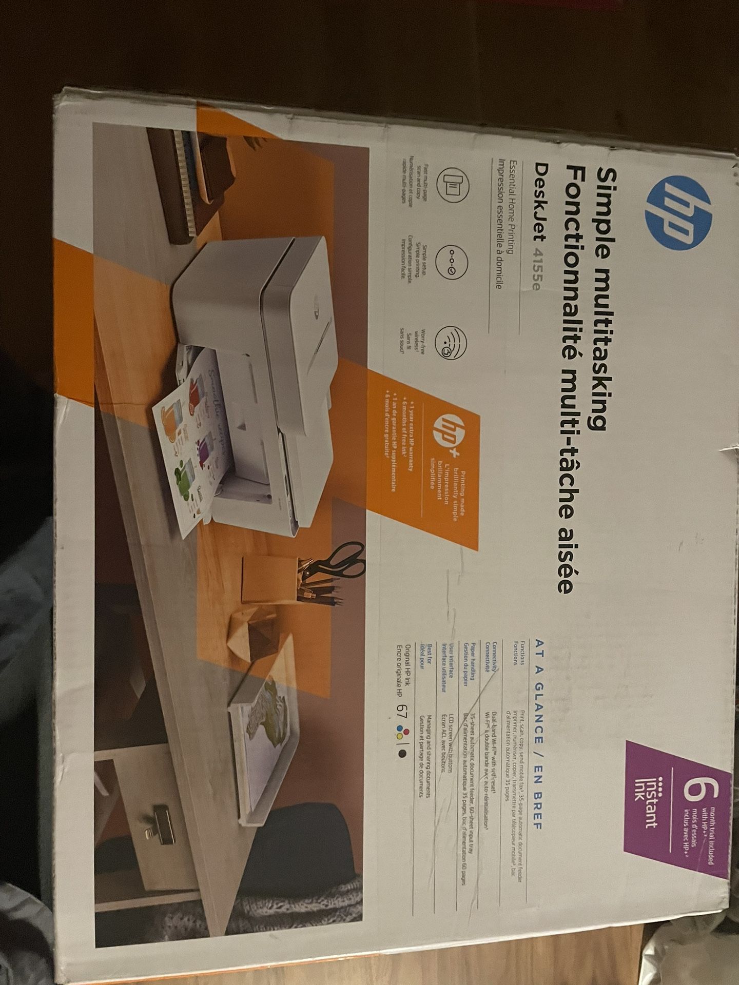HP Deskjet 4155e Wireless Printer