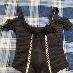 BLACK FREDRICKS CORSET