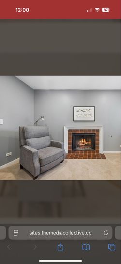 Gray Recliner Chair