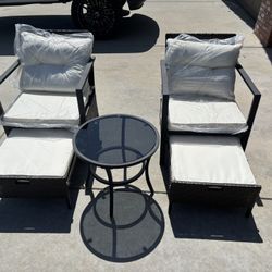5-Piece Wicker Sofa Set