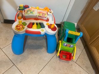 LeapFrog Activity Table and Toy Train Set