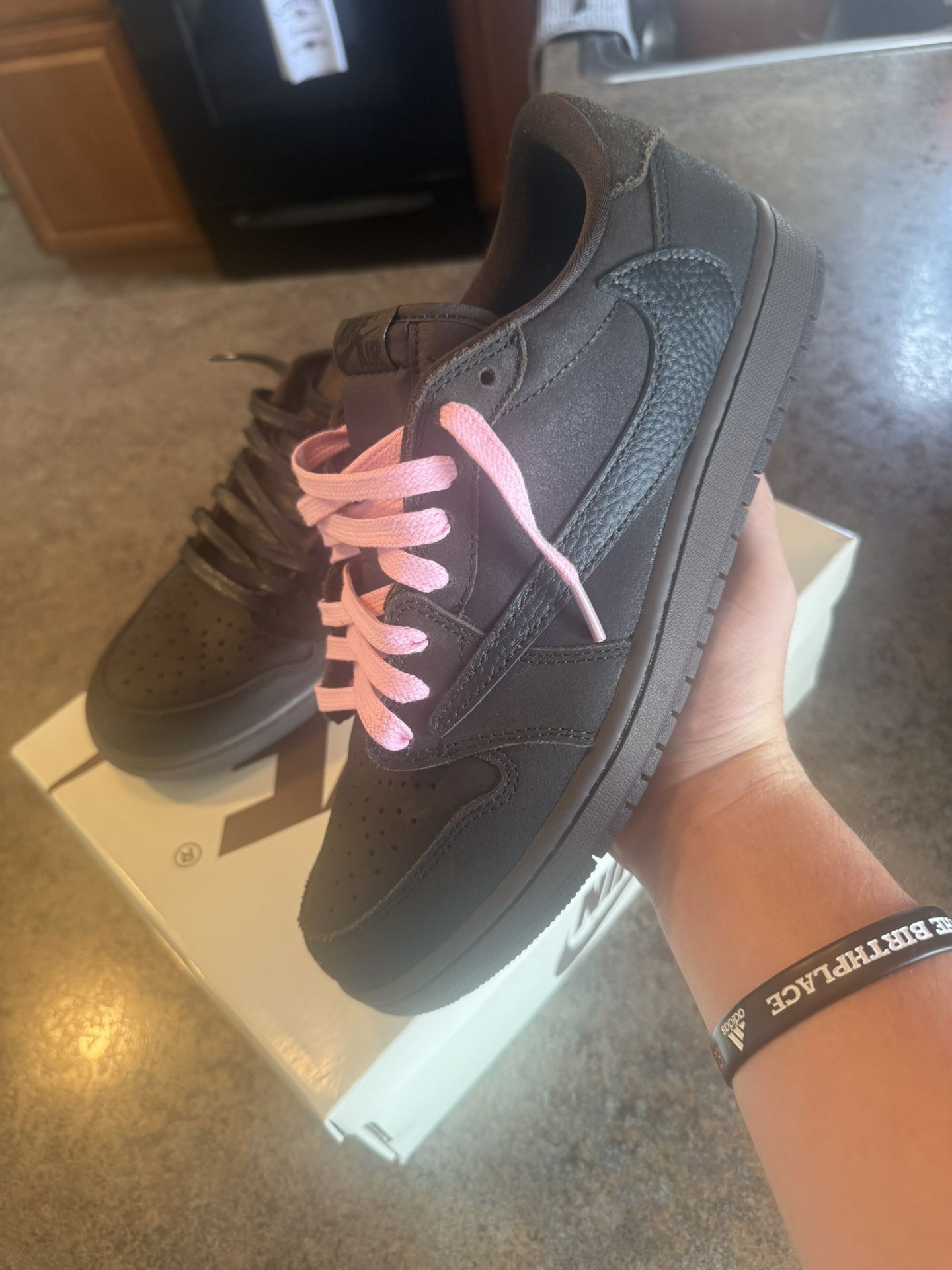 Travis Scott Brown Velvet Size 10