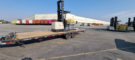 bumper trailer tilt forklift