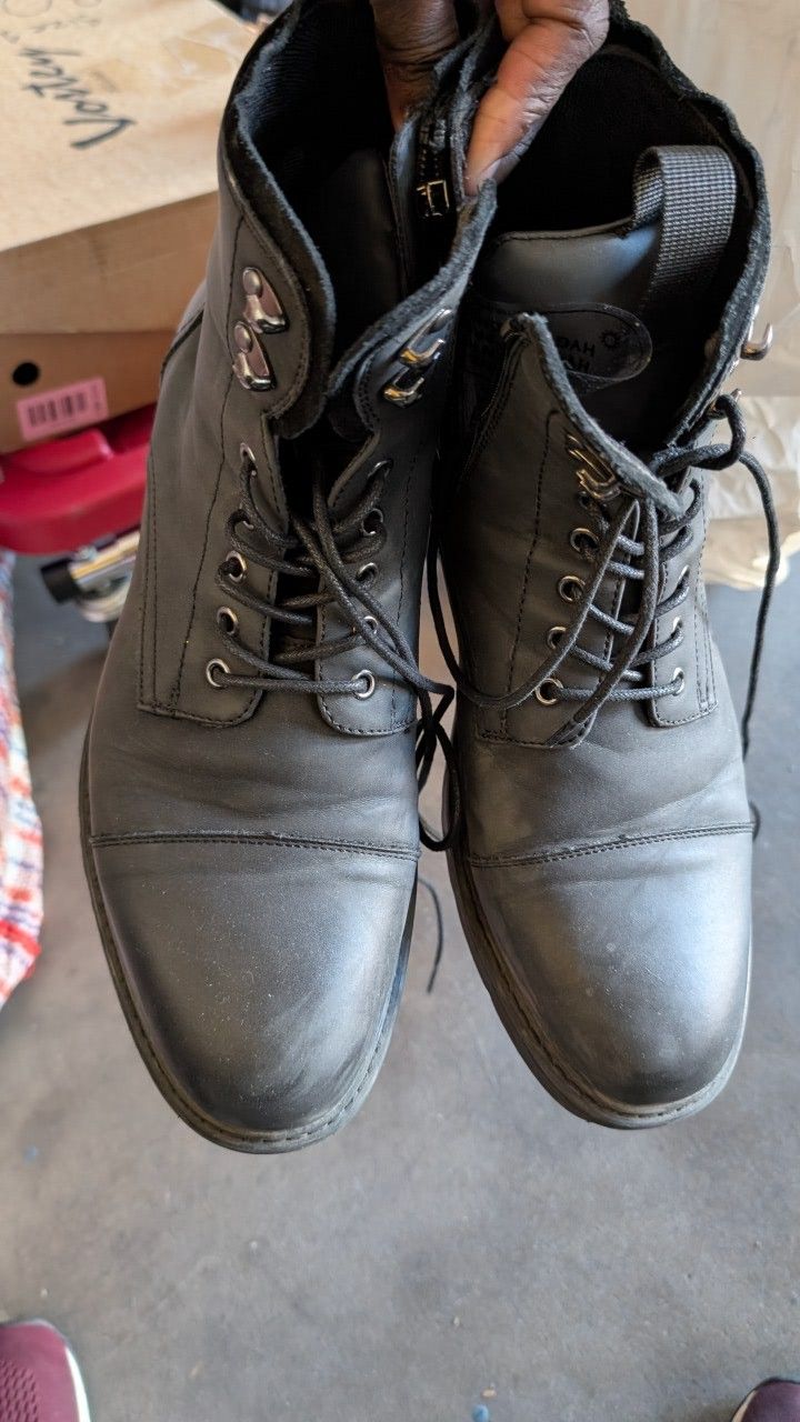 Vostey Men's Motorcycle Boots