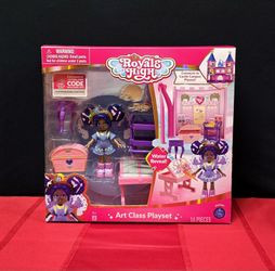 👑Royale High 🎨Art Class Playset - 1 Doll, 6 Accessories - 1 Surprise Water Reveal (EXCLUSIVE VIRTUAL ITEM
Code included)