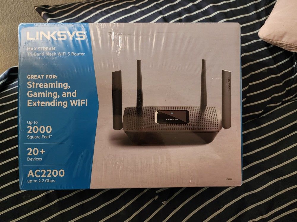 Linksys Tri Band Mesh Wifi 5 Router