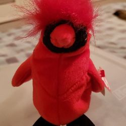 Mac the cardinal TY Beanie Babies.