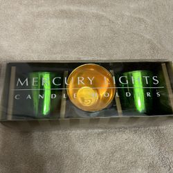 Mercury Candle Holder “ Green”