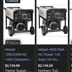 Hobart Freight Welder/generator 