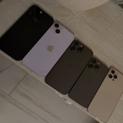 iPhones 13 14 16 Pros