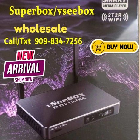 VSEEBOX V3PLUS VSEE BOX ELITE ULTRA SUPER TV BOX NEW ARRIVAL 2025 WHOLESALE DIRECT SUPERBOX SUPER BOX 1 YEAR WARRANTY !!
