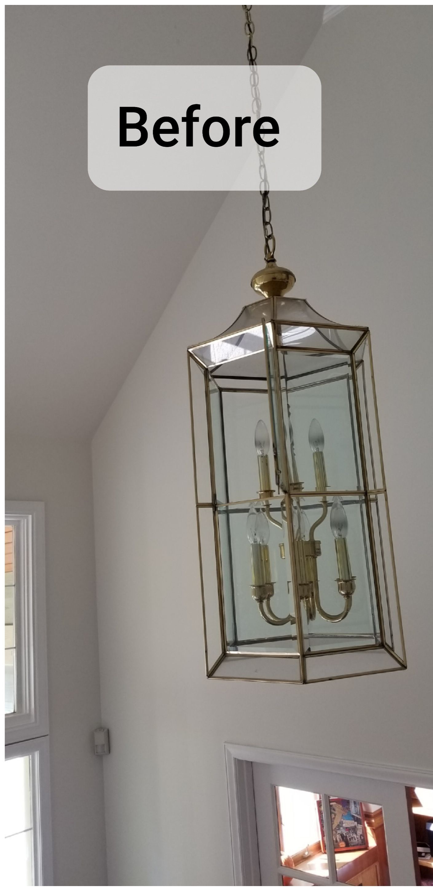 Glass Chandelier for Entry way