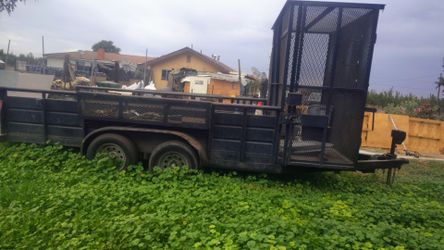 16ft Fully Boxed Tandem Axle Utility Trailer