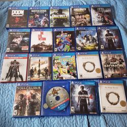 Playstation 4 Games PS4 PS 4 Playstation 5 Can Be Play PS5 PS 5... 8 Games for $100 or $20! Each. New games conditions any 8 Games $100
