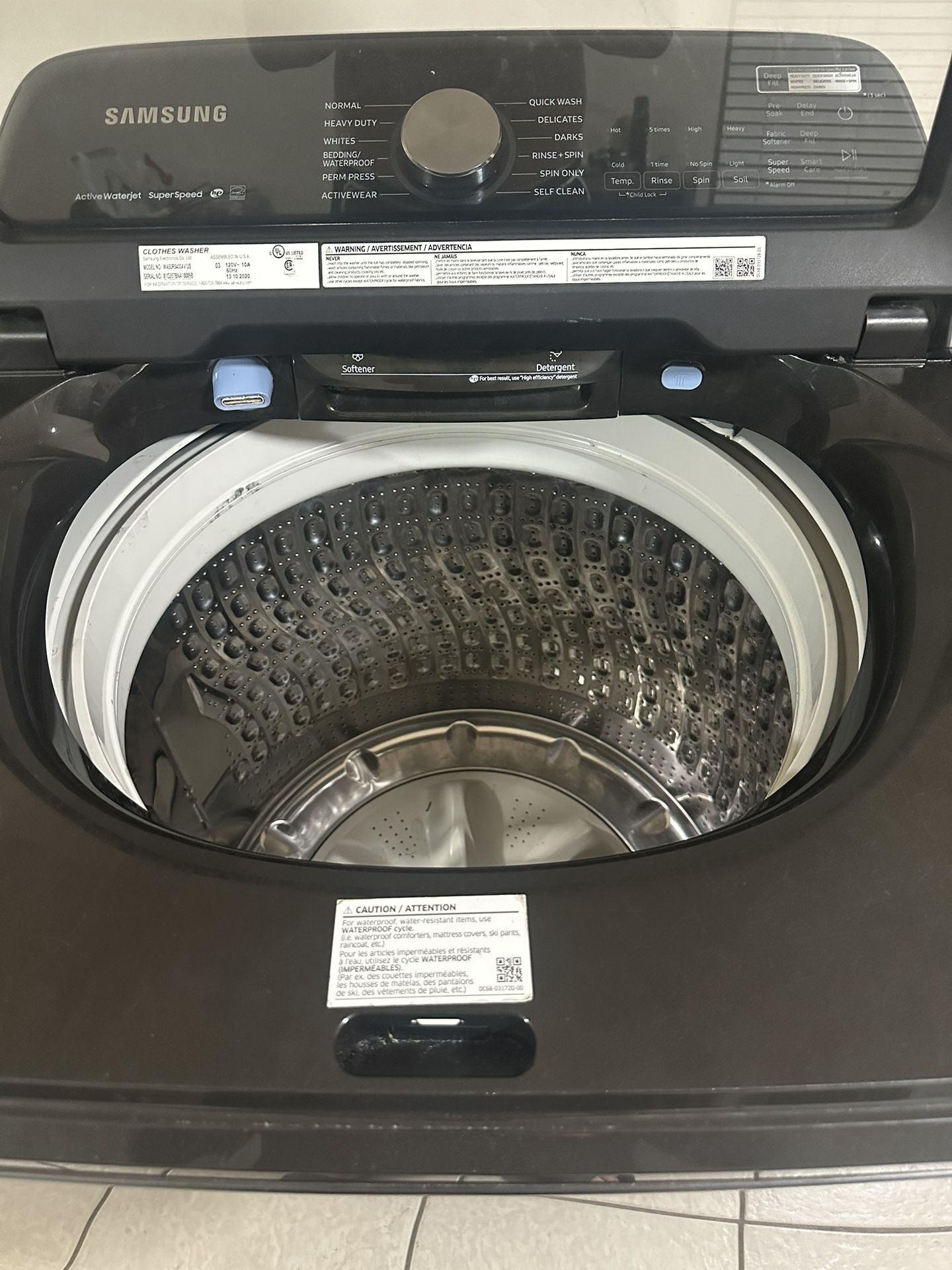 Used washer machine
