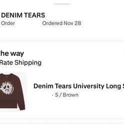 Denim Tears University Long Sleeve Tee