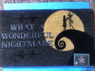 Nightmare Before Christmas outdoor mat