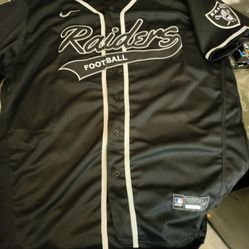 Raiders Baseball Style Black Number 34 Jackson