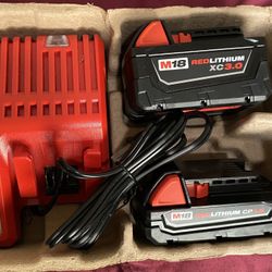 Milwaukee Batteries 3.0 & 1.5