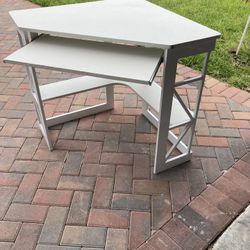 30 Inches Tall Computer Table With Shelves Like New For $35