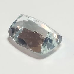 Natural Aquamarine Stone With COA
