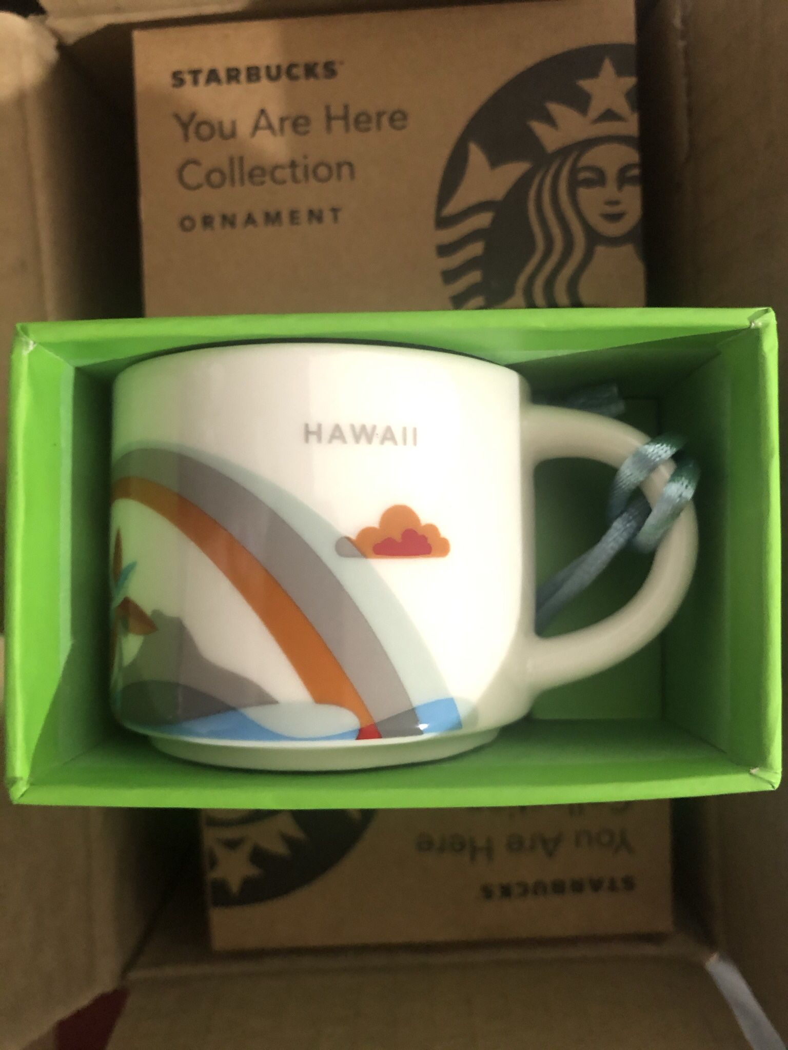 Starbucks Hawaii You Are Here Ornament