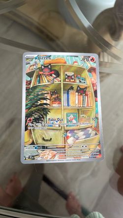 Pokémon Litten 167/162 Illustration Rare Cardp