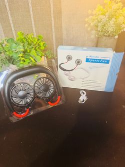 Neck fan. Rechargeable! Brand new in box!