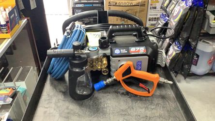 Electric pressure washer combo