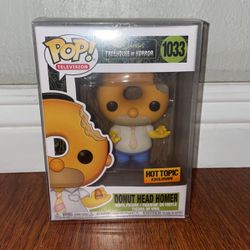 Funko Pop! The Simpsons Treehouse Of Horror Donut Head Homer #1033 Hot Topic Exclusive
