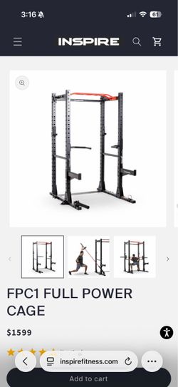 INSPIRE Fitness rack w/ EXTRAS