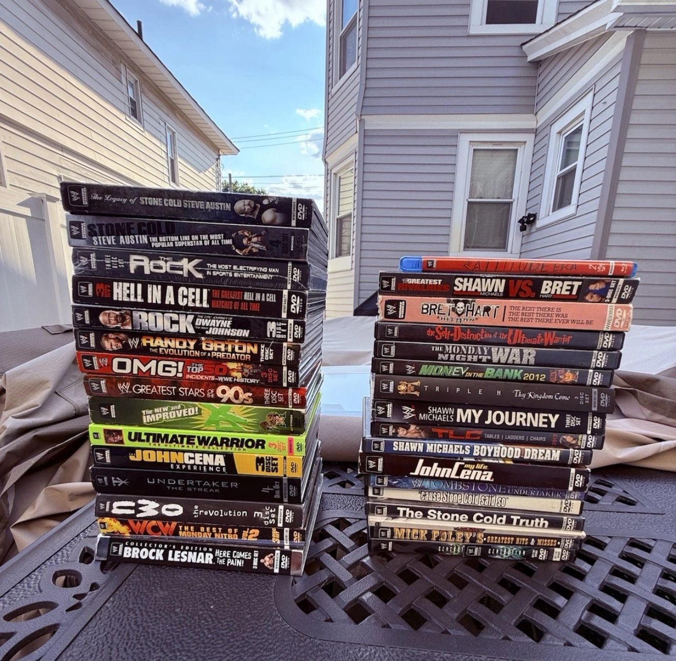 WWE DVDs