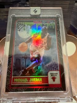2024 NBA Hoops Haunted Hoops card of Michael Jordan Chicago Bulls NBA GOAT